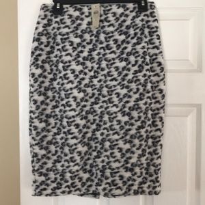 Animal print skirt